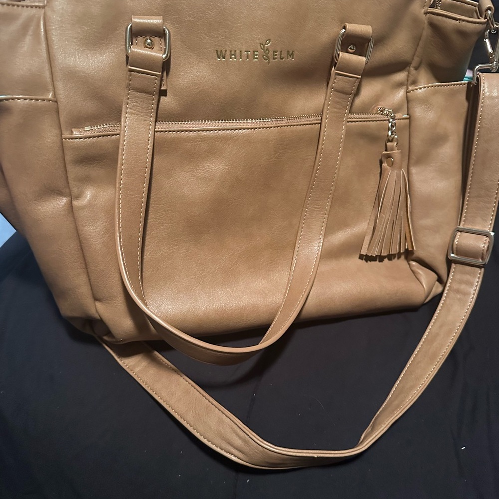 White Elm Gemini backpack/shoulder diaper bag